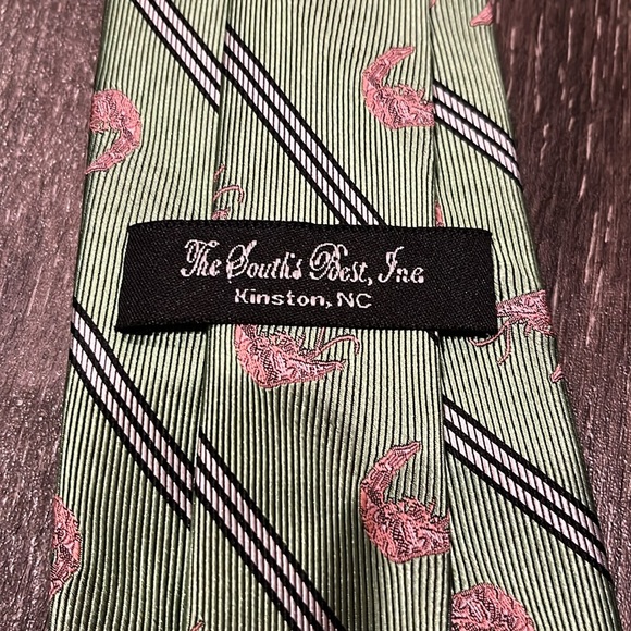 Men's Tie The South’s Best, Inc. Shrimp - Picture 3 of 3